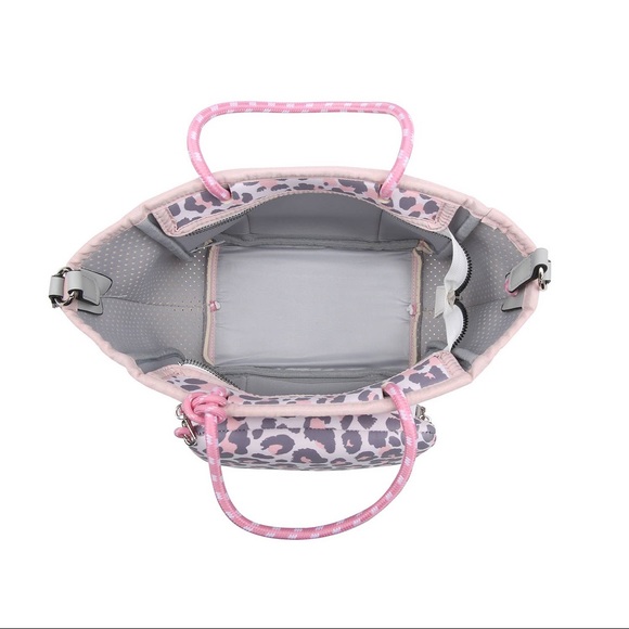 SOLD OUT Black Cheetah Multifunctional Mini Neoprene Tote Bag - Picture 2 of 2